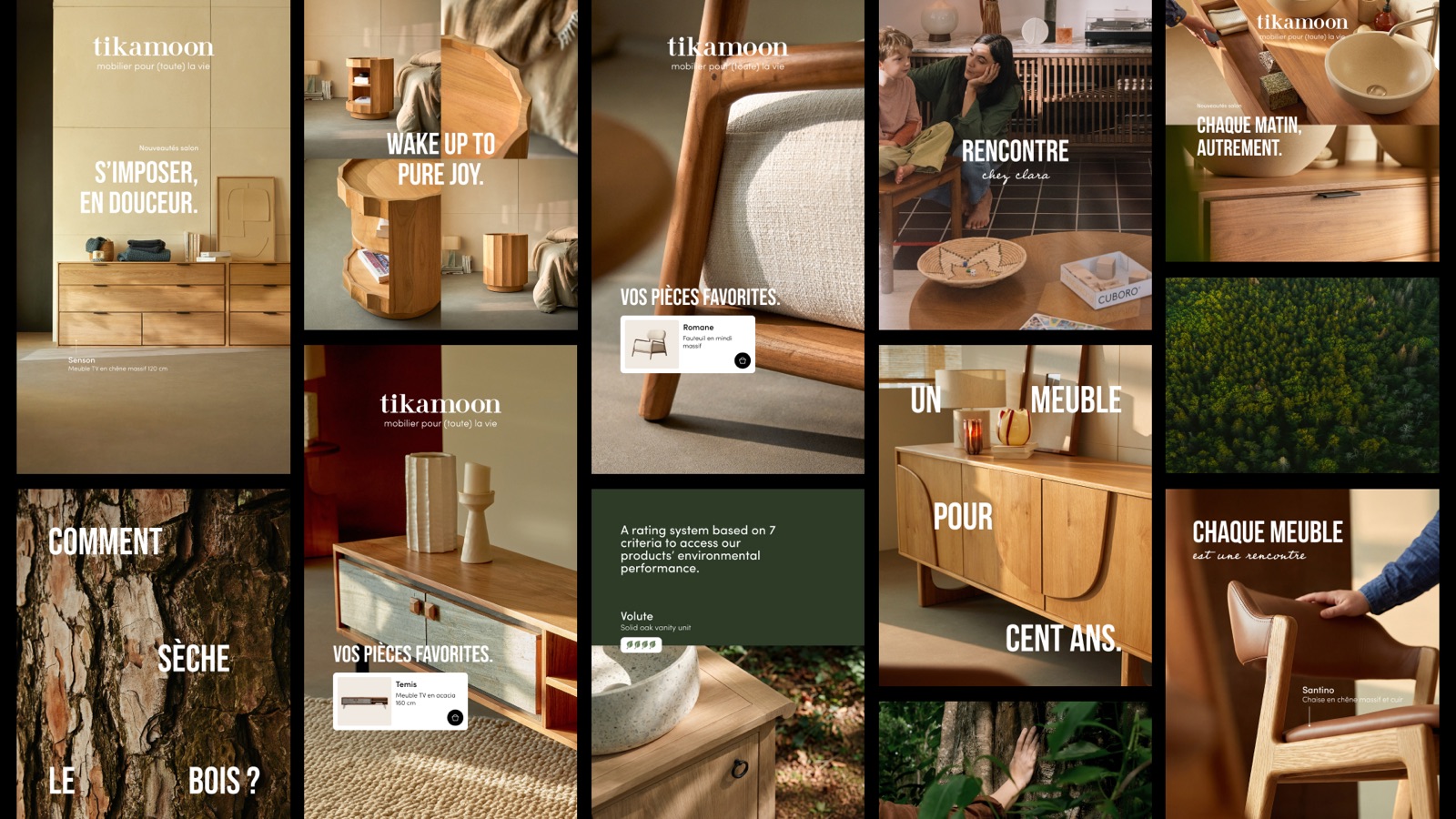 Tikamoon, détail de la nouvelle direction graphique
